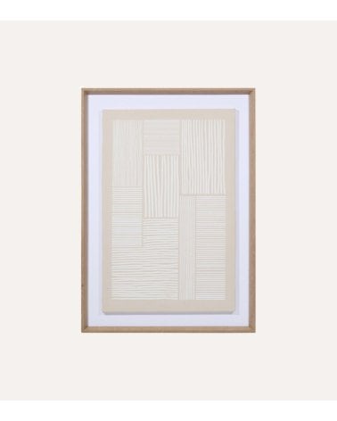 Cuadro Lienzo Donovan con Relieve de MDF