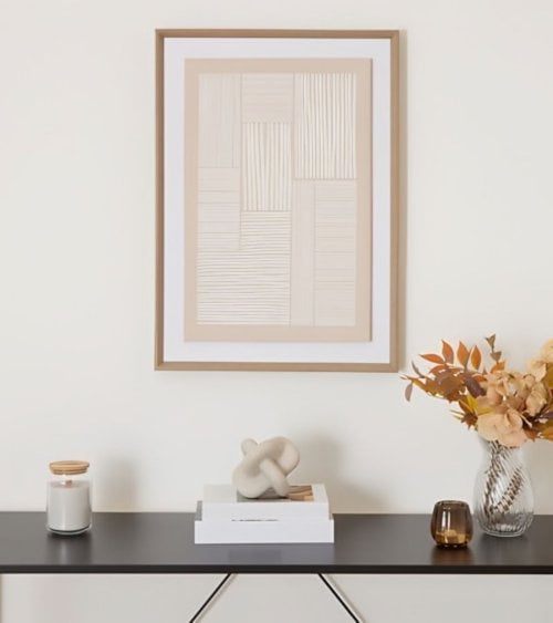 Cuadro Lienzo Donovan con Relieve de MDF