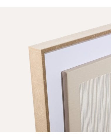 Cuadro Lienzo Donovan con Relieve de MDF
