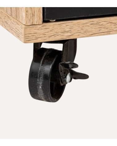 Isla de Cocina Aliaj con Ruedas de MDF