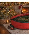 Caja de Almacenamiento para Coronas Navideñas