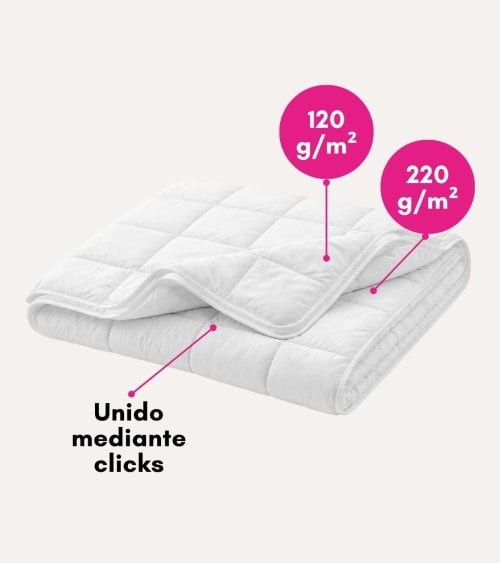 Relleno Nórdico 4 Estaciones 2 en 1 de Click