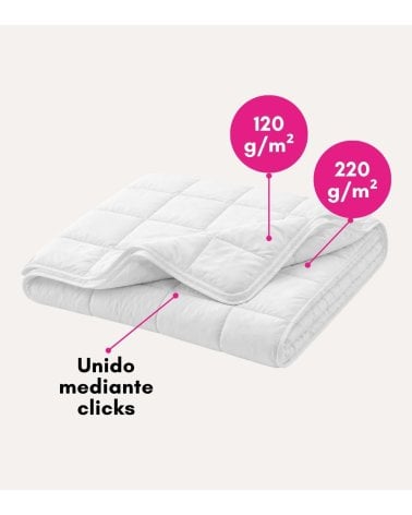 Relleno Nórdico 4 Estaciones 2 en 1 de Click