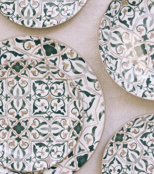 Vajilla de 12 Piezas Gaëlle de Porcelana