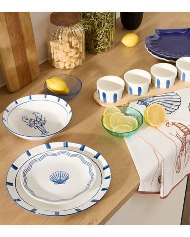 Plato Llano Oceanía de Porcelana