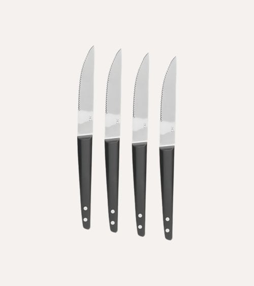 Set de 4 Cuchillos Elégance para Bistec de Acero Inoxidable