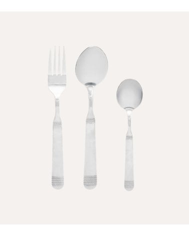Set de 24 Cubiertos Sacha de Acero Inoxidable