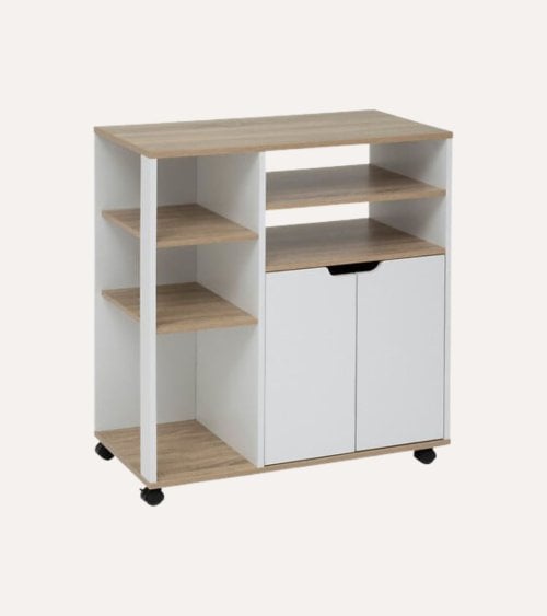 Isla de Cocina Eat Up con Ruedas de MDF