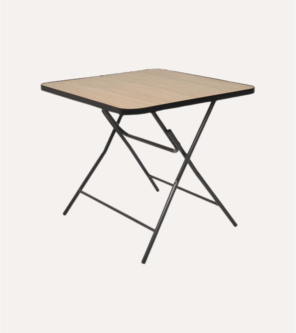 Mesa Plegable Flexy Reforzada de Acero y MDF