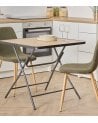 Mesa Plegable Flexy Reforzada de Acero y MDF