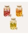 Dispensador de Bebidas Fruity de Vidrio