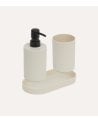 Set de Baño de Dispensador de Jabón y Vaso de Plástico