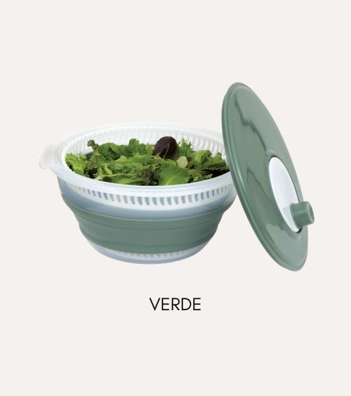 Centrifugadora de Verduras Retractil de Plástico