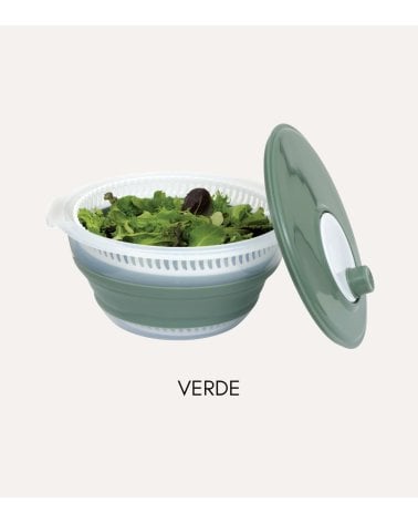 Centrifugadora de Verduras Retractil de Plástico