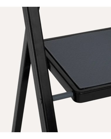 Taburete Plegable con 2 Peldaños de Metal