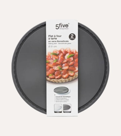 Fuente para Tarta KeepEat con Tapa de Cristal