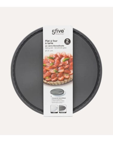 Fuente para Tarta KeepEat con Tapa de Cristal