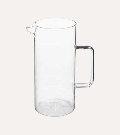 Jarra Recta de Vidrio Borosilicatado