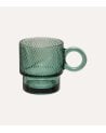 Taza Mug Lorene de Vidrio Tallado