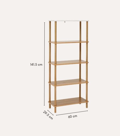 Estantería Come de Madera de Pino y MDF