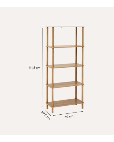 Estantería Come de Madera de Pino y MDF