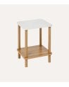 Mesa Auxiliar Come de Madera de Pino y MDF