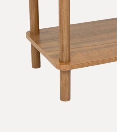 Mesa Auxiliar Come de Madera de Pino y MDF
