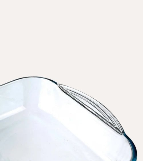 Fuente Rectangular Borcam de Vidrio