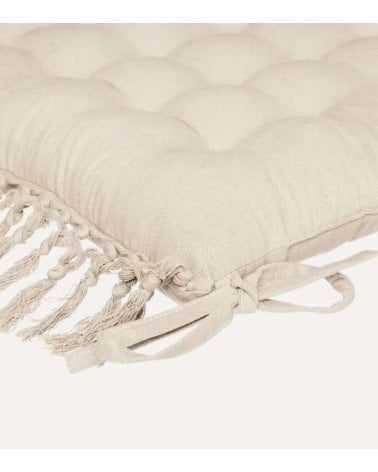 Cojín para Silla Macramé de Algodón y Poliéster