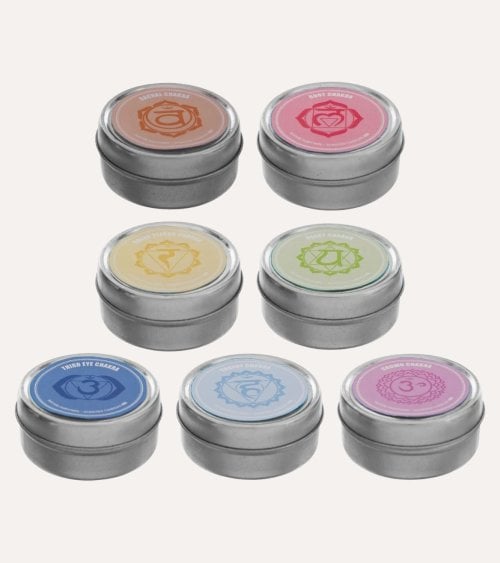 Set de 7 Velas Energías y Chakra de Parafina