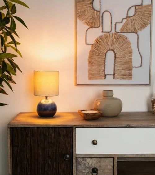 Lámpara de Mesa Gaia de Cerámica