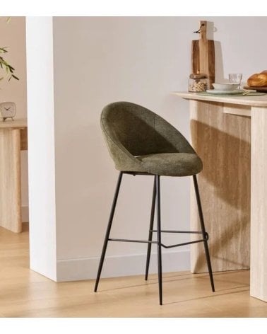 Silla Alta de Bar Amago de Acero