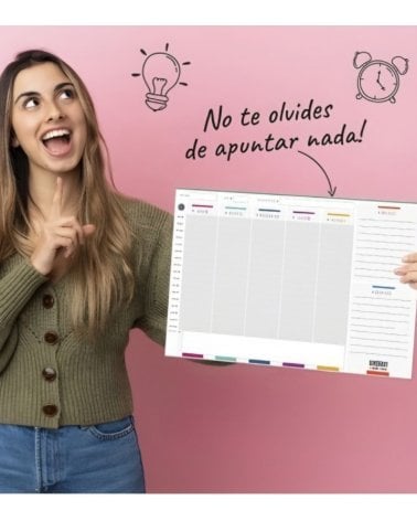 Planificador Semanal Mediterraneo Encolado