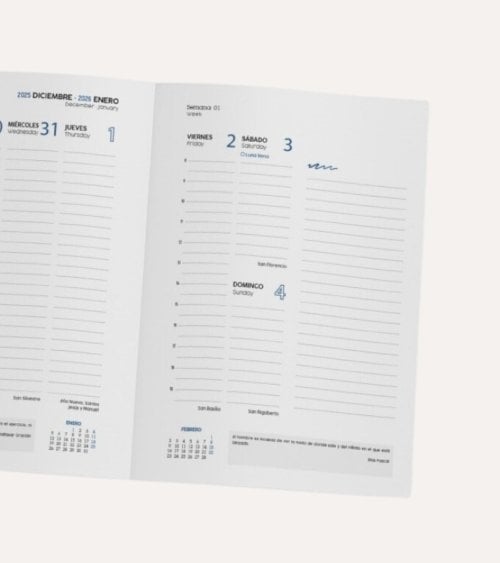 Agenda Semanal Paris 2026 con Espiral