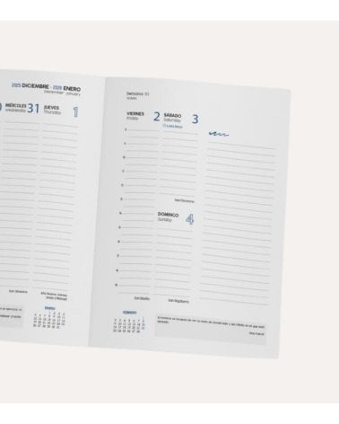 Agenda Semanal Paris 2026 con Espiral