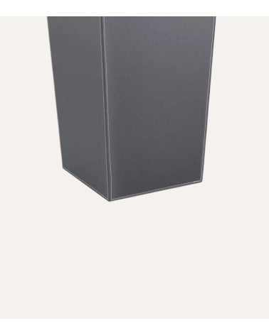 Paragüero Cuadrado Efecto Cuero de Poliéster