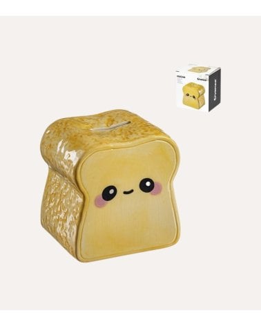 Hucha Infantil Pan de Cerámica
