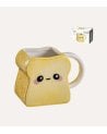 Taza Mug Breakfast en Forma de Pan de Cerámica