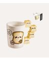 Taza Mug Breakfast con Asa de Pan de Cerámica