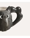 Taza Mug Gato Negro de Cerámica