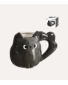 Taza Mug Gato Negro de Cerámica