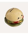 Hucha Infantil Hamburguesa Feliz de Cerámica