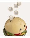 Hucha Infantil Hamburguesa Feliz de Cerámica