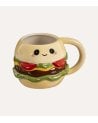Taza Mug Hamburguesa Feliz de Cerámica