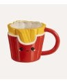 Taza Mug Patatas Fritas de Cerámica