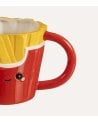 Taza Mug Patatas Fritas de Cerámica