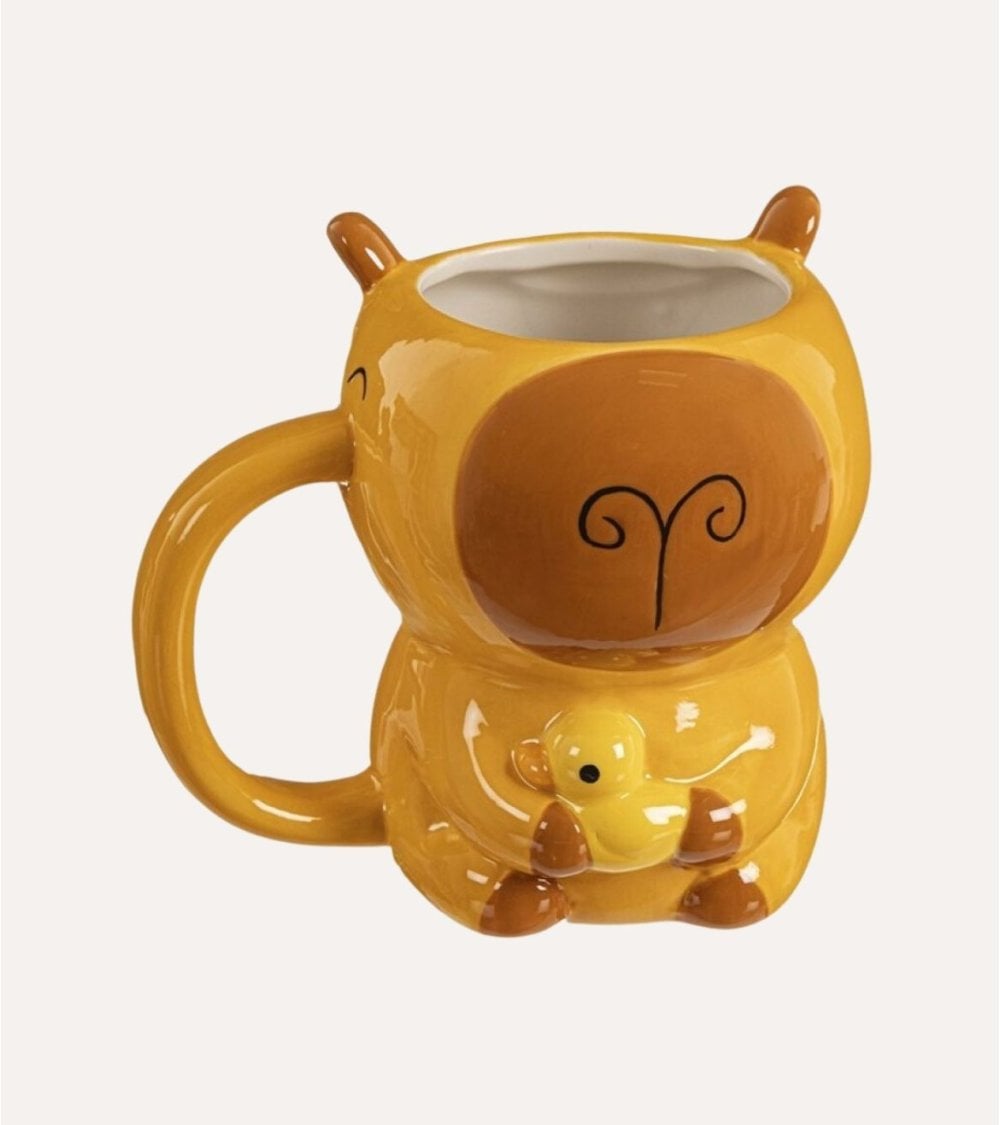 Taza Mug Capibara de Cerámica