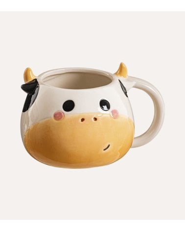 Taza Mug Vaca Sonriente de Cerámica