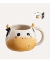 Taza Mug Vaca Sonriente de Cerámica