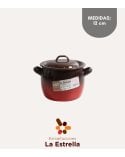 Olla Abombada Fuego con Tapa de Acero Esmaltado